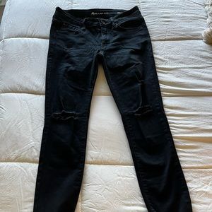 A2 Jeans Ankle Skinny with Distressing